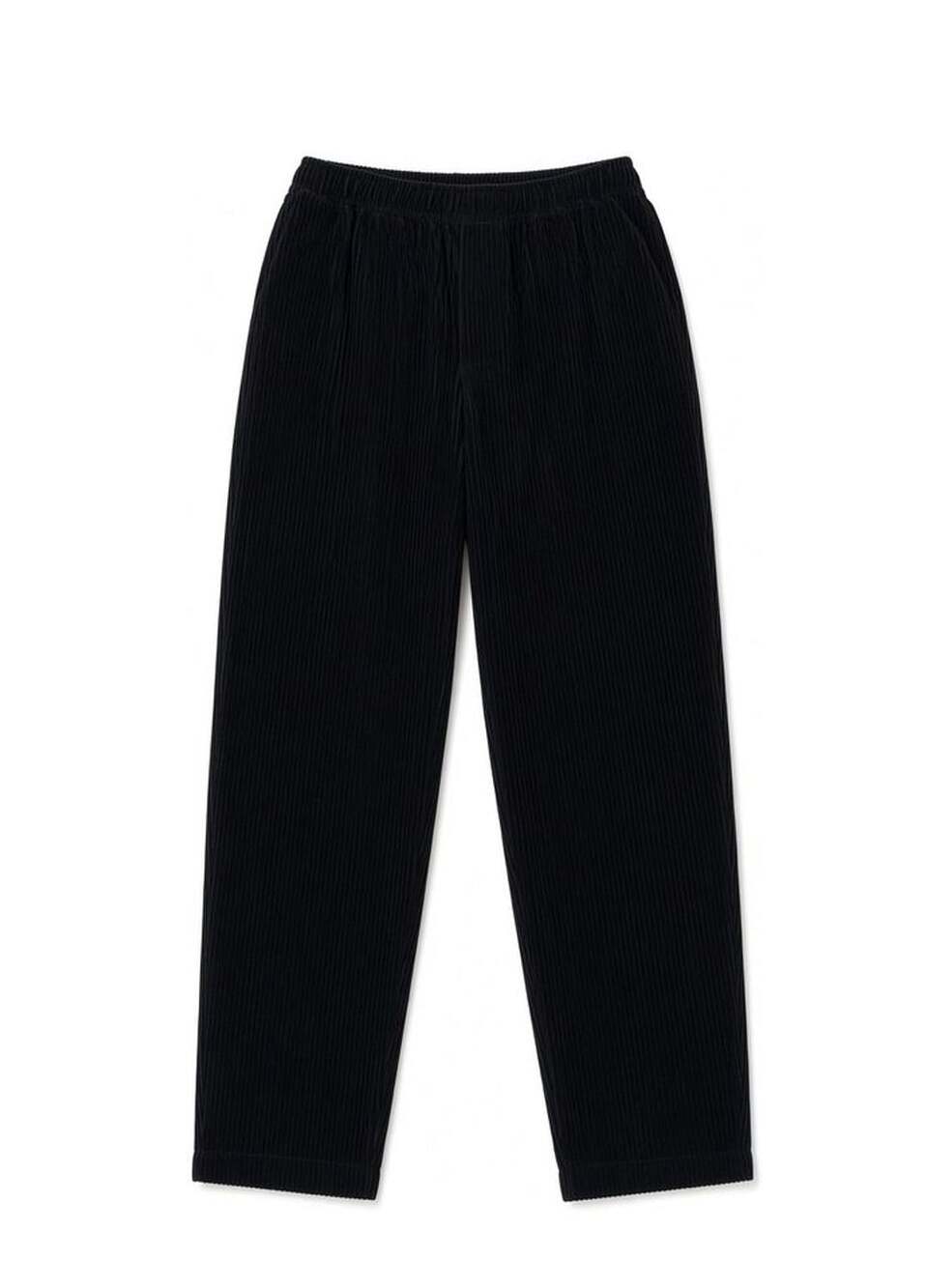 Urban Outfitters Black Corduroy Elastic Waist Pull-On Pants